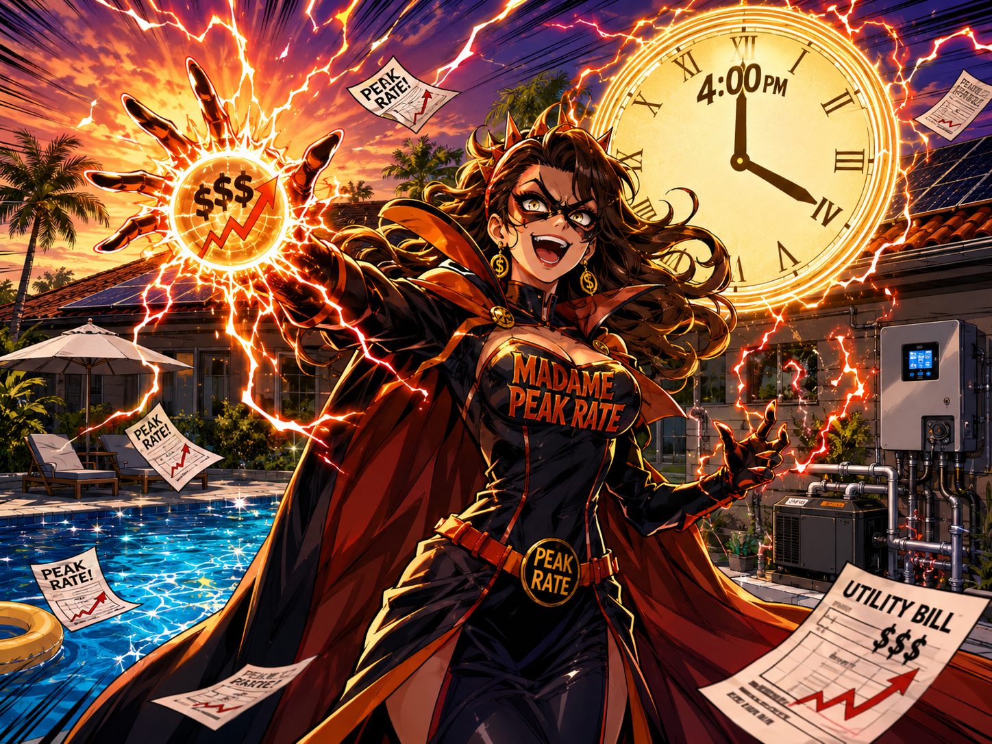 Madame Peak Rate casting the 4 PM curse